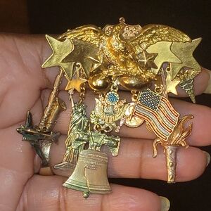 Unique American Eagle Pin/Brooch